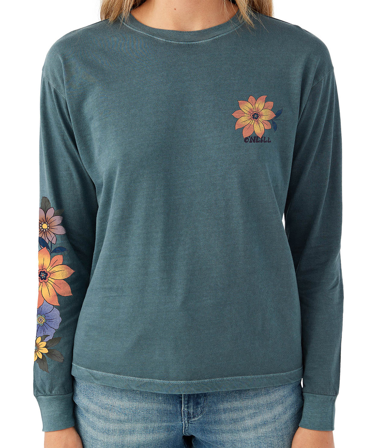 TATUM FLORAL LONG SLEEVE TEE