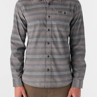 CARUSO STRIPE BUTTON UP