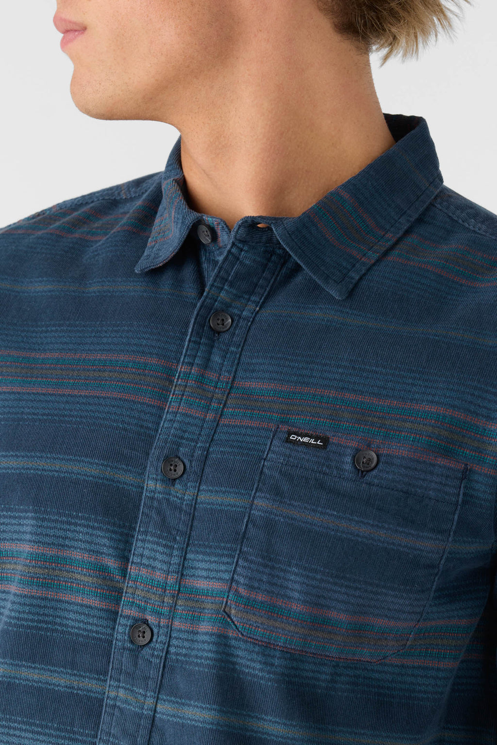 CARUSO STRIPE BUTTON UP