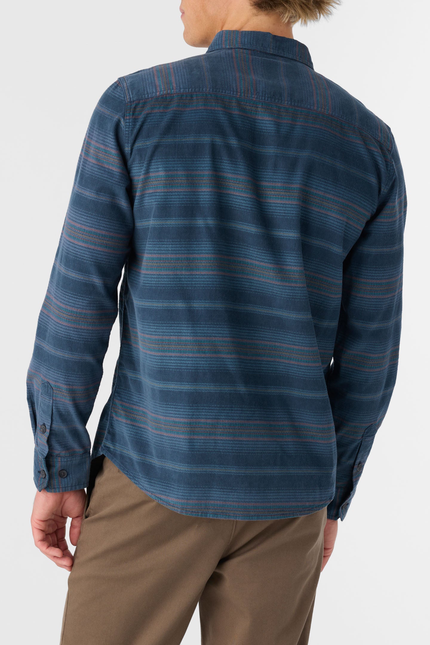CARUSO STRIPE BUTTON UP