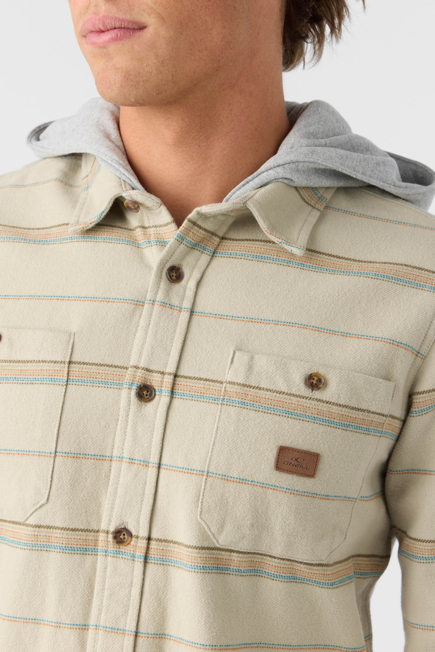LANDMARKED HOODED FLANNEL