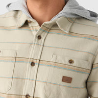 LANDMARKED HOODED FLANNEL