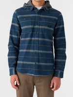 LANDMARKED HOODED FLANNEL