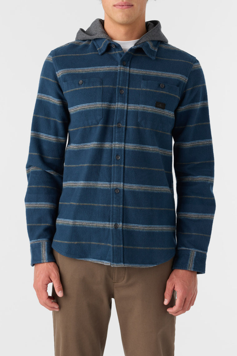 LANDMARKED HOODED FLANNEL