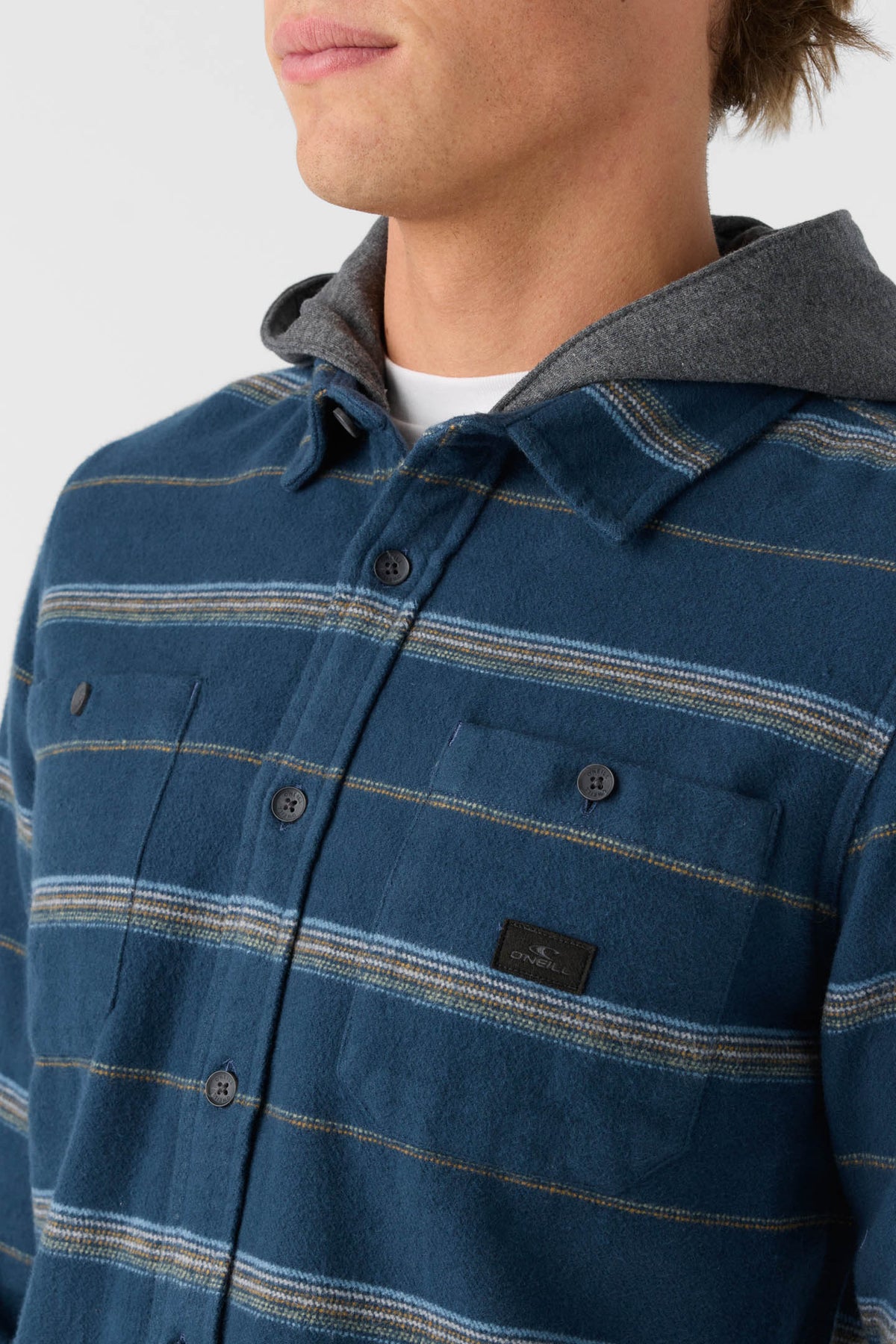 LANDMARKED HOODED FLANNEL