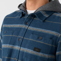 LANDMARKED HOODED FLANNEL