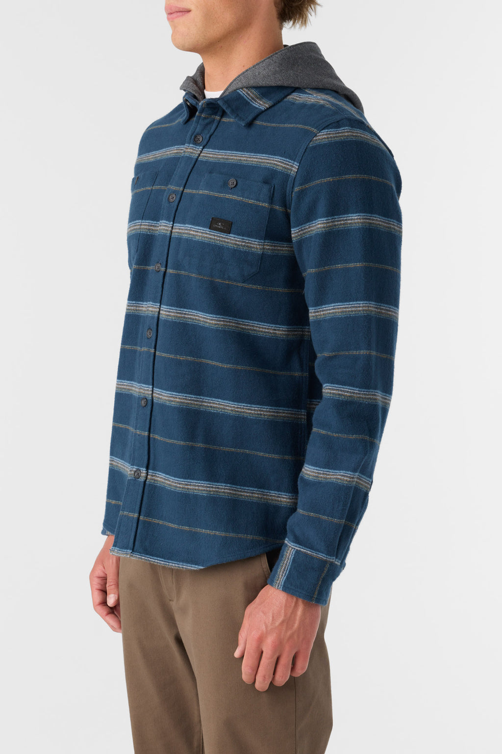 LANDMARKED HOODED FLANNEL