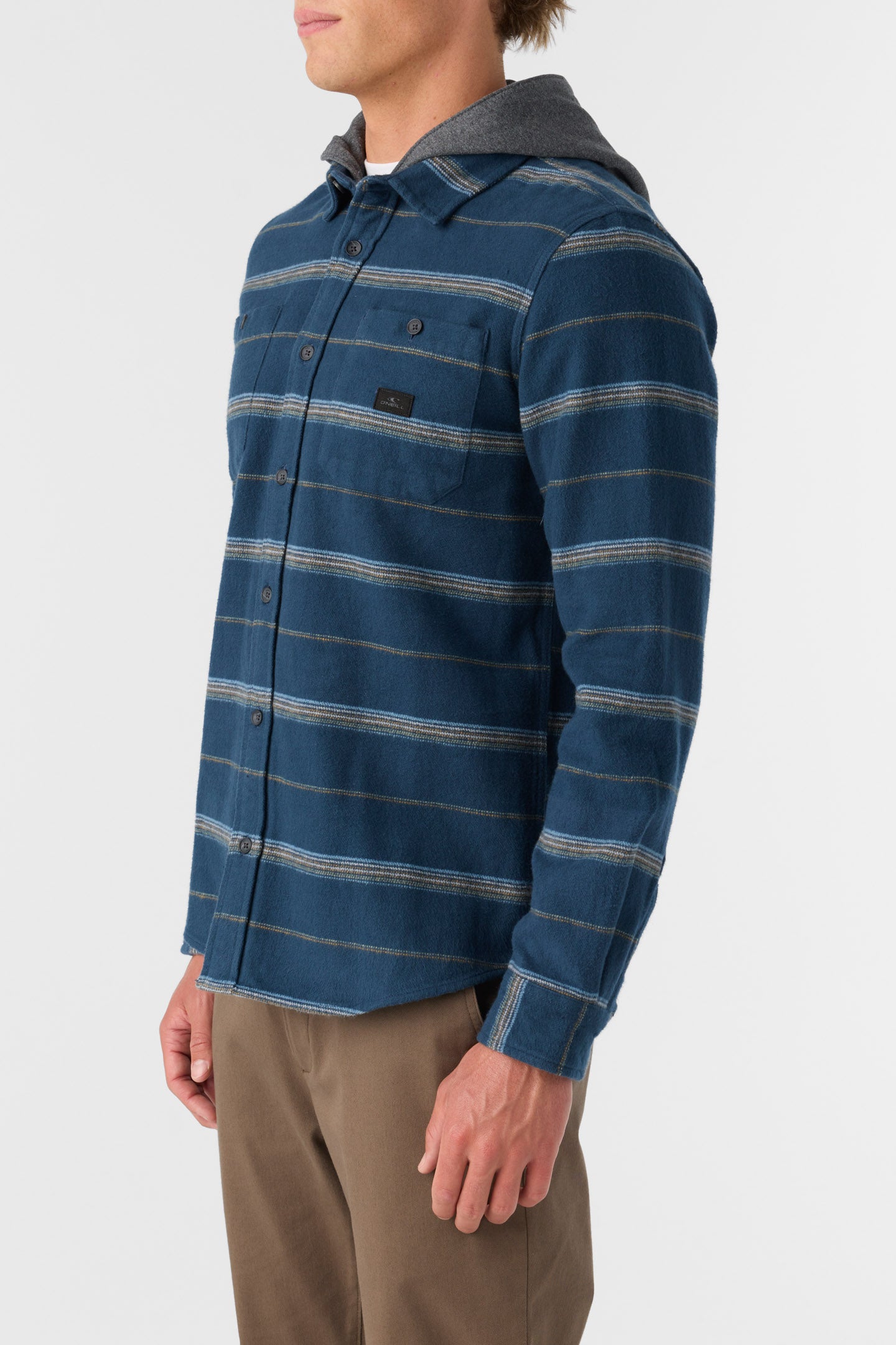 LANDMARKED HOODED FLANNEL