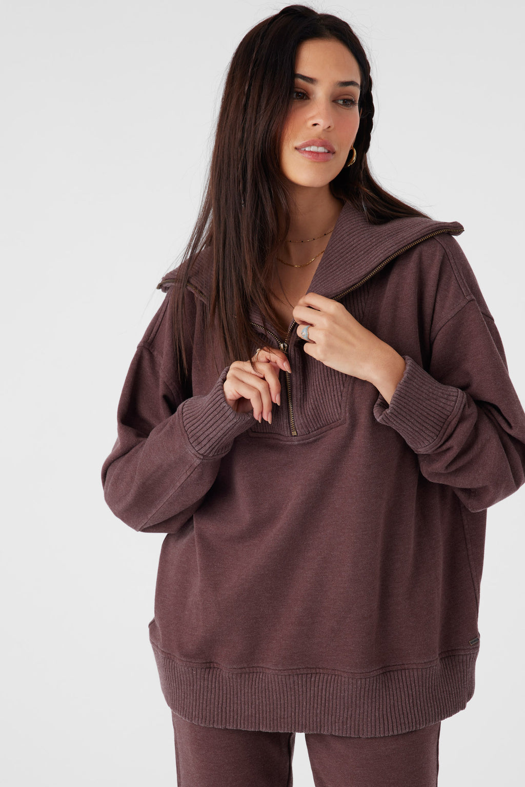 KARMA MOCK ZIP-UP