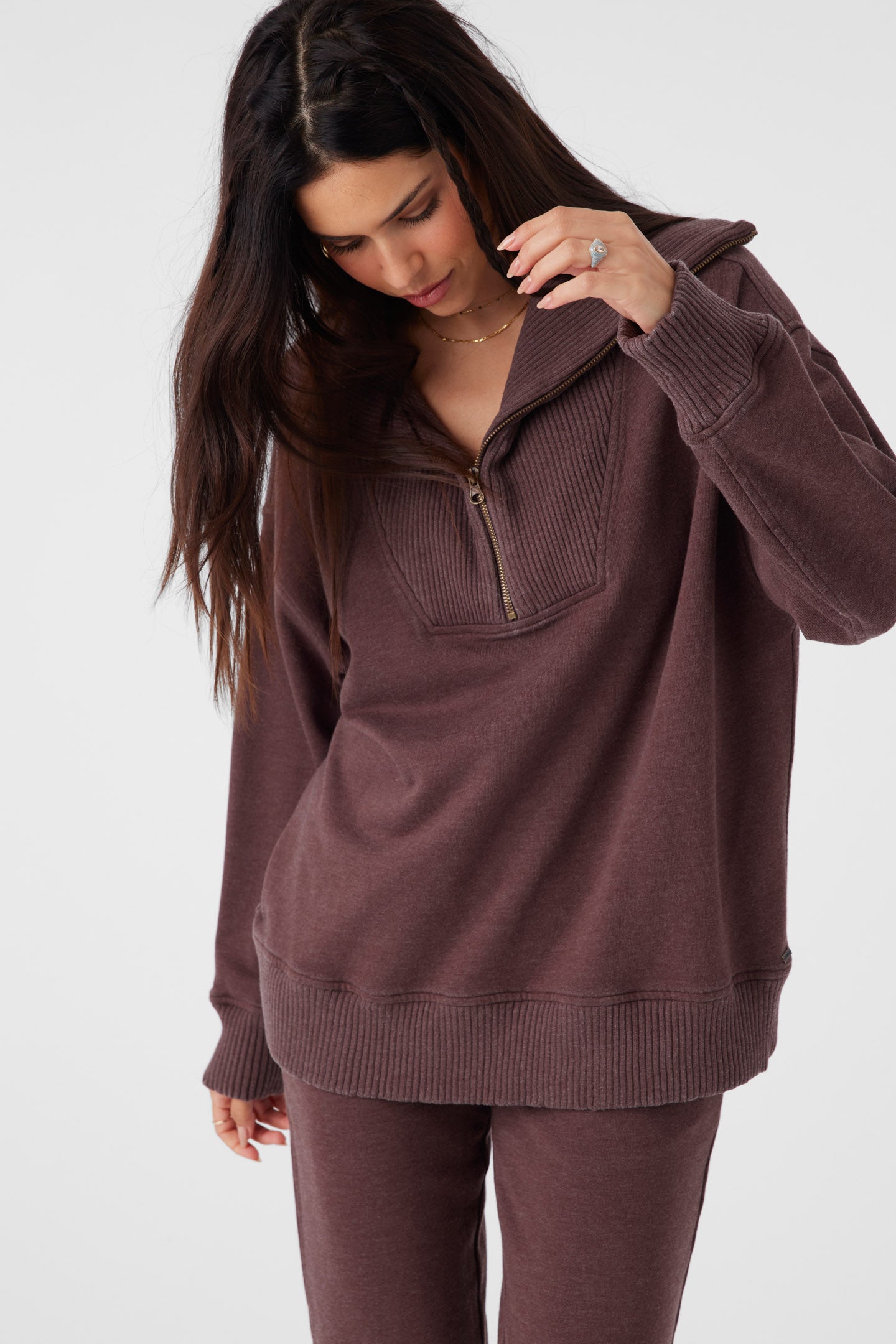 KARMA MOCK ZIP-UP