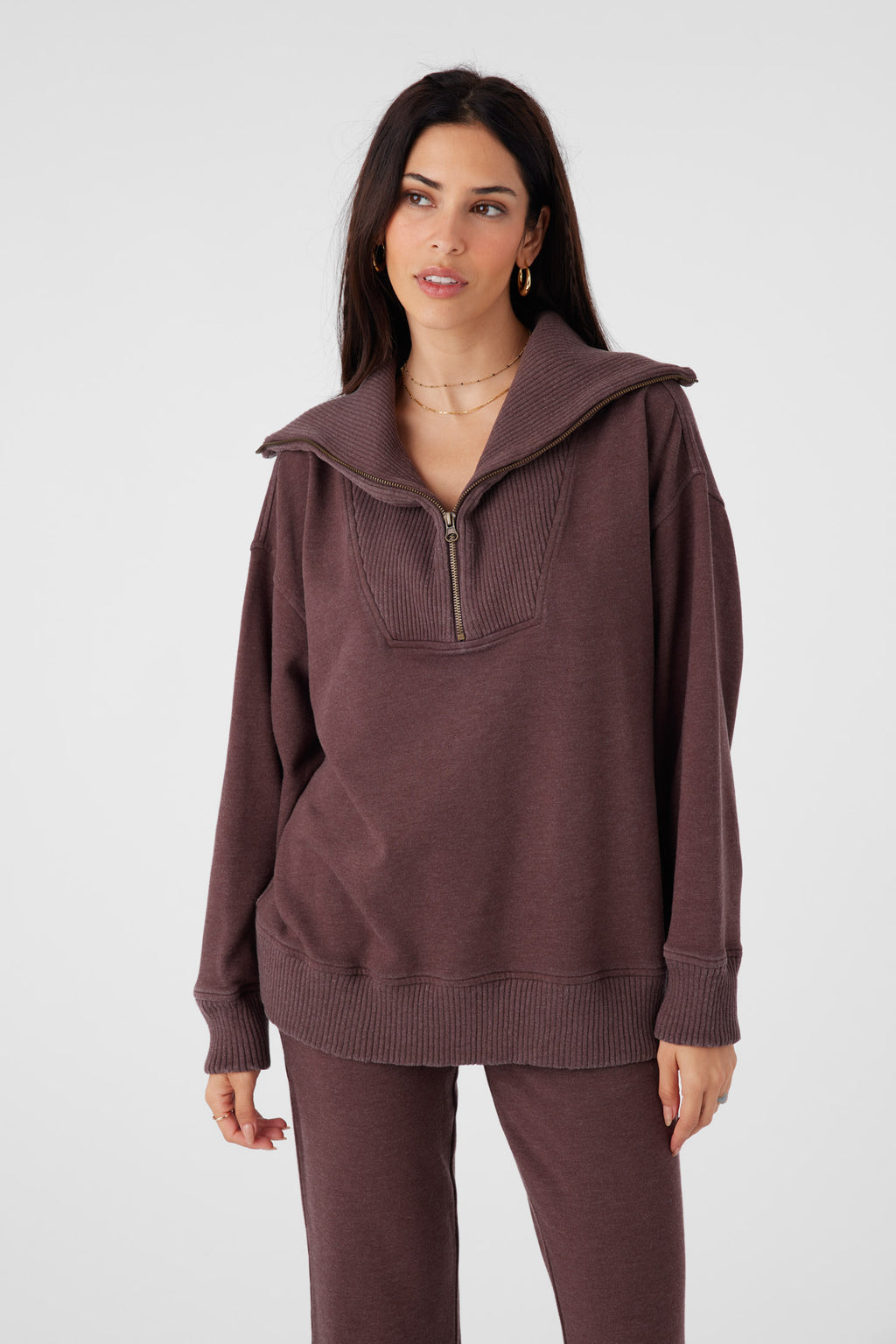 KARMA MOCK ZIP-UP