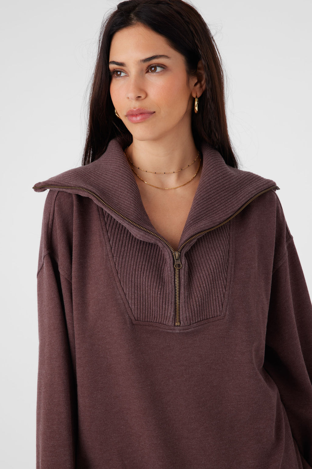 KARMA MOCK ZIP-UP