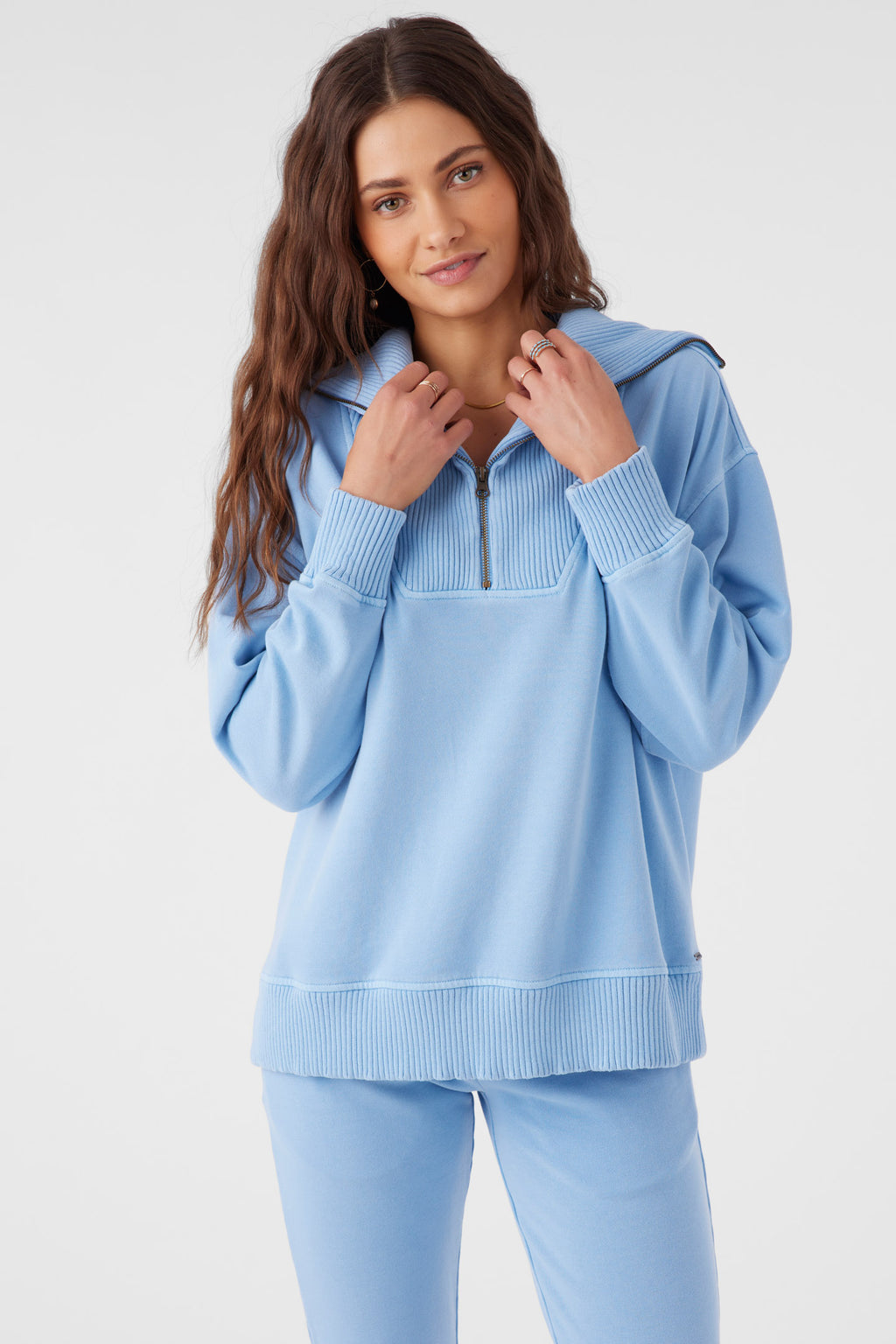 KARMA MOCK ZIP-UP