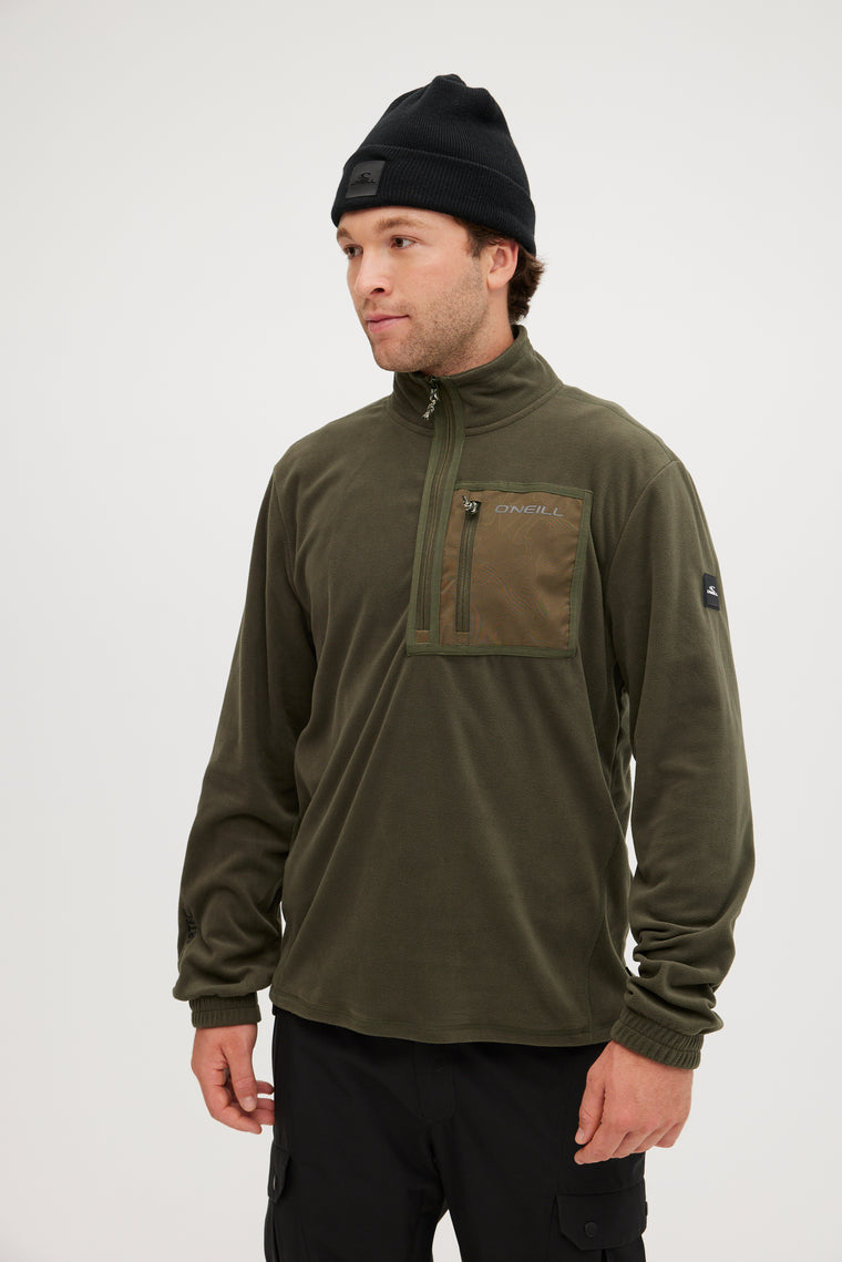 UTILITY LIGHT ZIP UP FLEECE