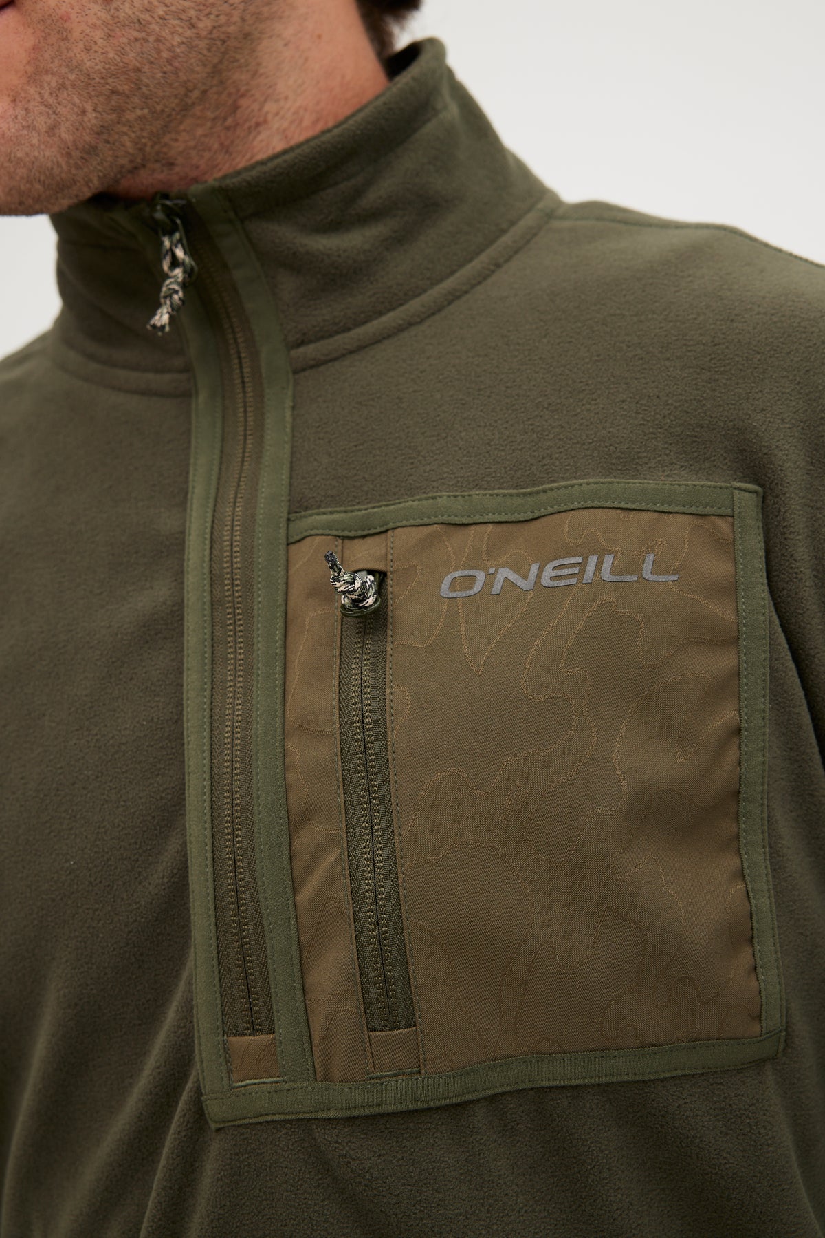 UTILITY LIGHT ZIP UP FLEECE