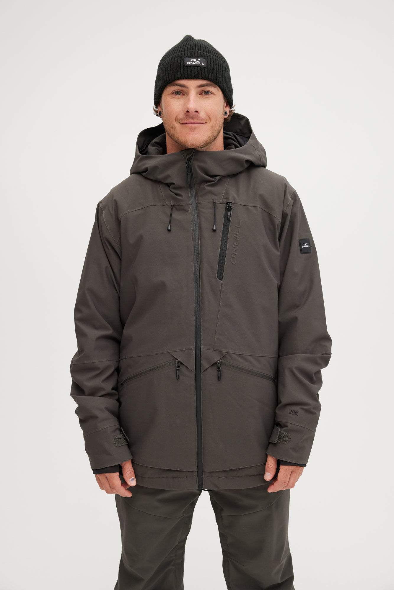 Manteau De Ski O'Neill Total Disorder - Coupe Ample, Imperméable 20K, Respirable - Couleur Marron - 6