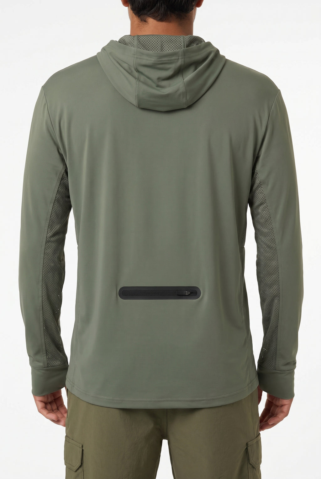 TRVLR UPF ELEVATED HOODED LONG SLEEVE