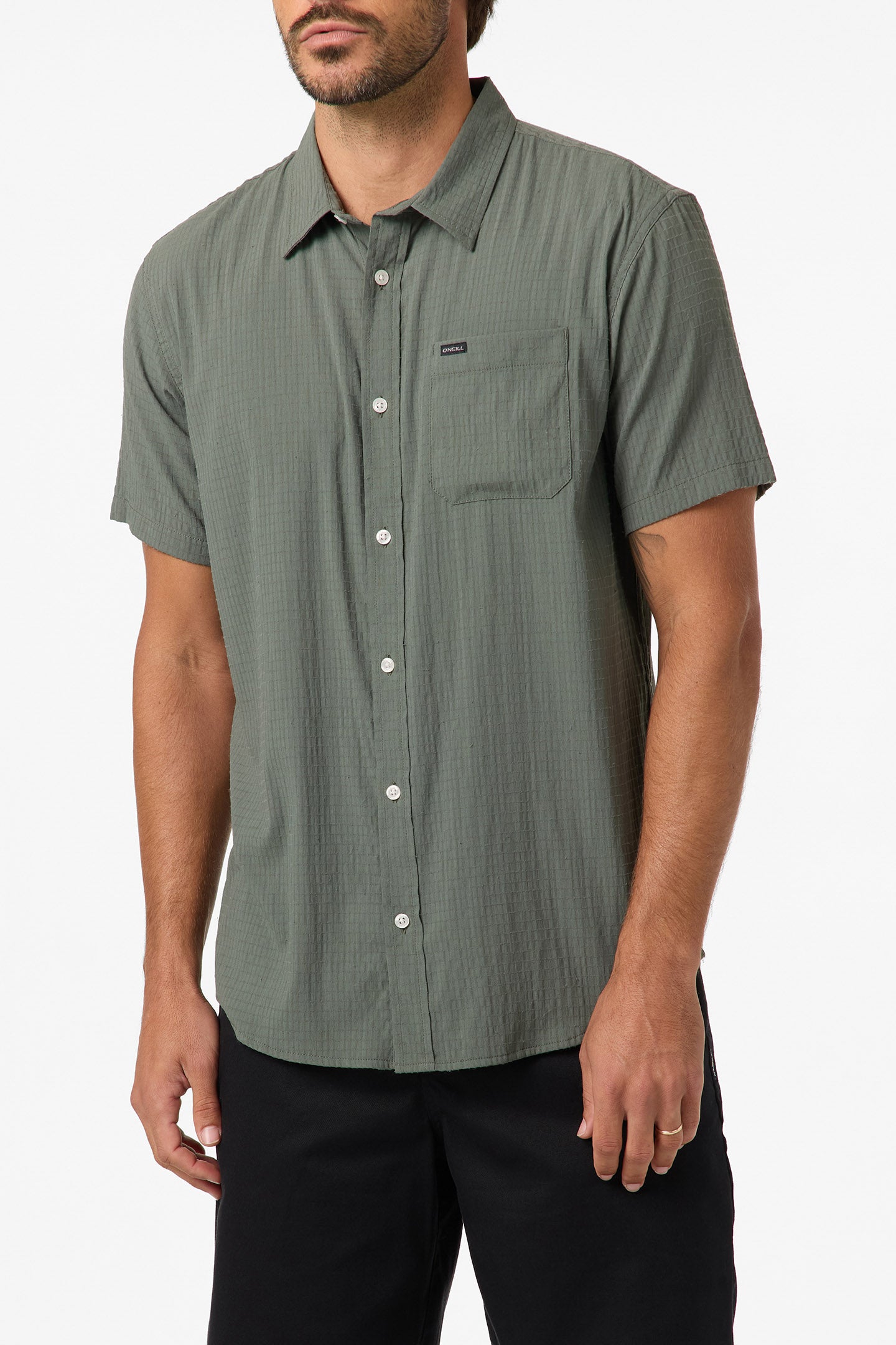 TRVLR TRAVERSE PERFORATED WOVEN SHIRT