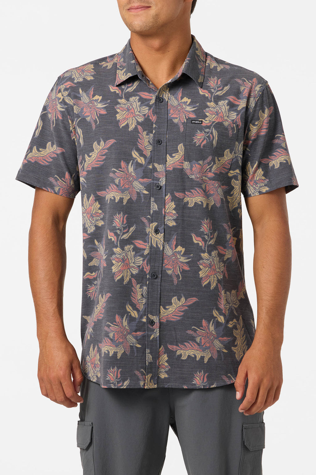 UPF SLUB STANDARD SHORT SLEEVE WOVEN SHIRT