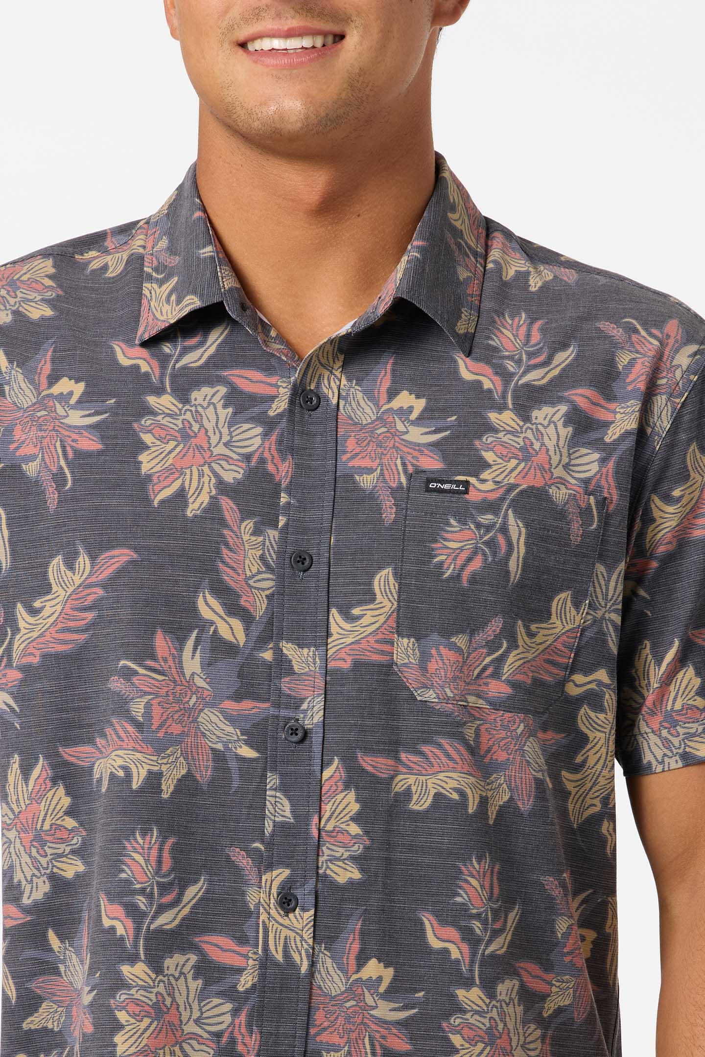 UPF SLUB STANDARD SHORT SLEEVE WOVEN SHIRT