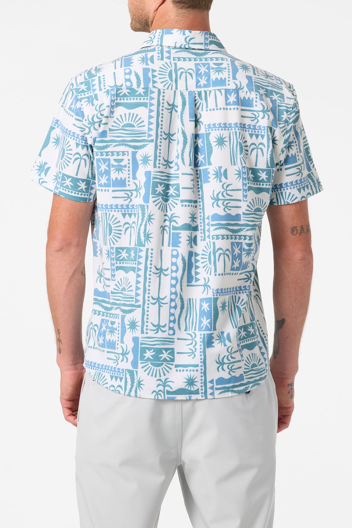 UPF SLUB STANDARD SHORT SLEEVE WOVEN SHIRT