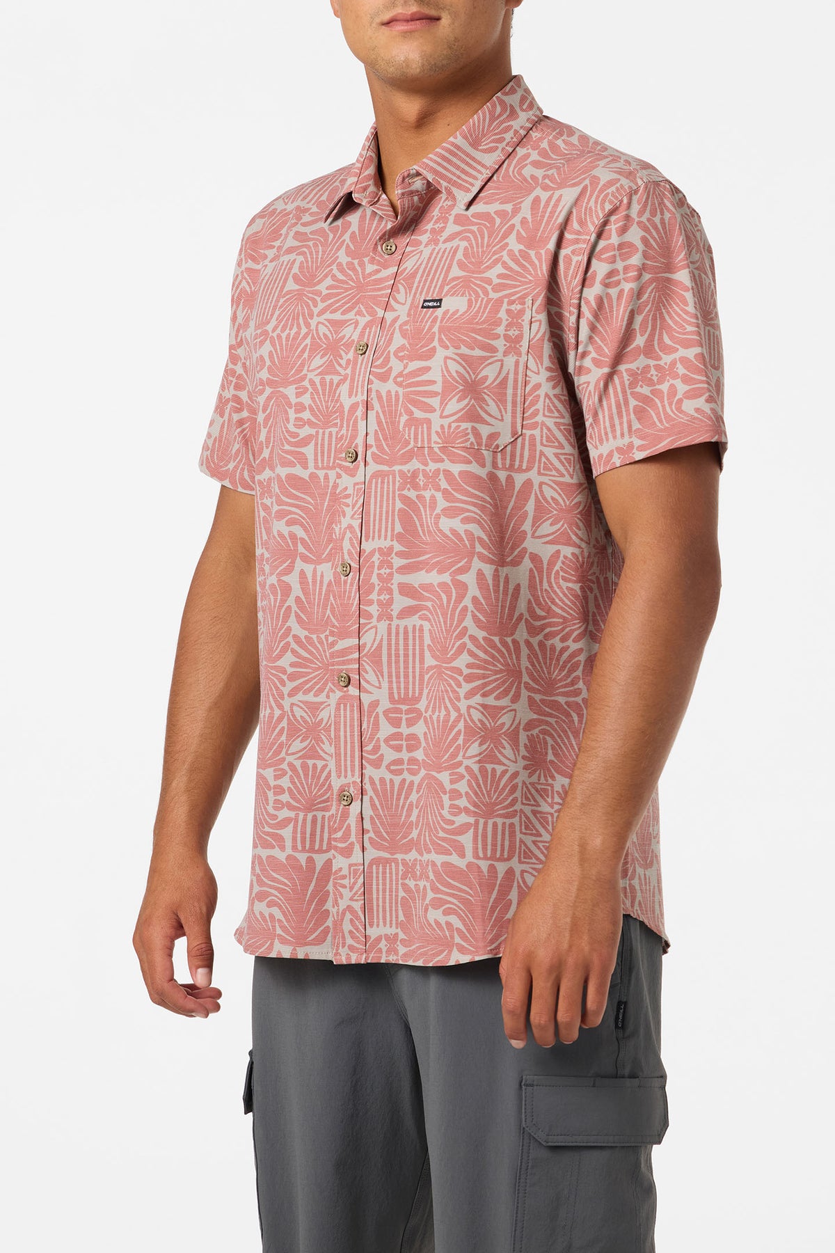UPF SLUB STANDARD SHORT SLEEVE WOVEN SHIRT