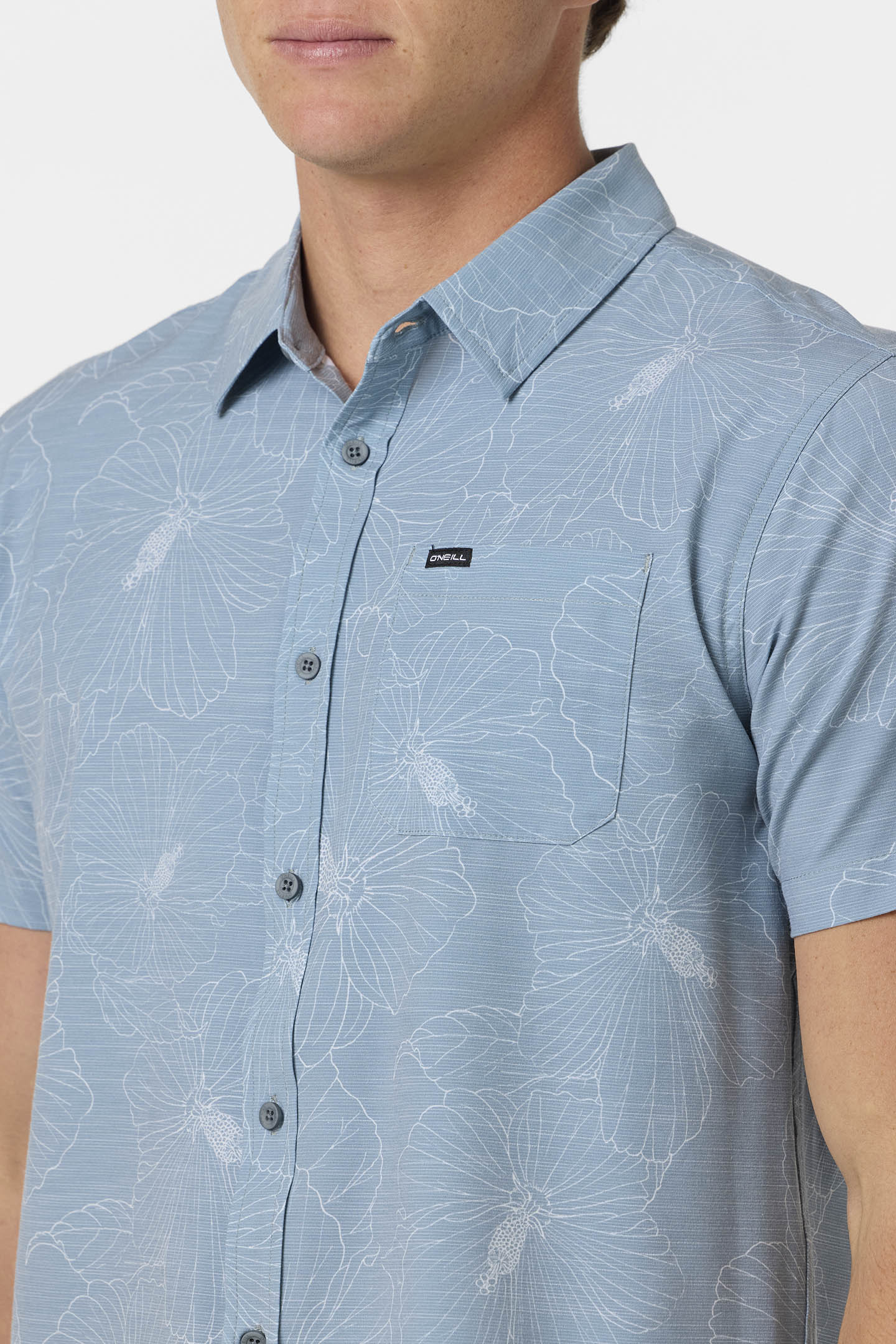 UPF SLUB STANDARD SHORT SLEEVE WOVEN SHIRT