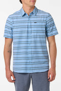 UPF SLUB RELAXED SHORT SLEEVE WOVEN SHIRT