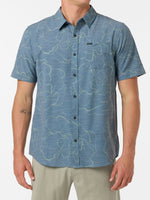 UPF SLUB RELAXED SHORT SLEEVE WOVEN SHIRT