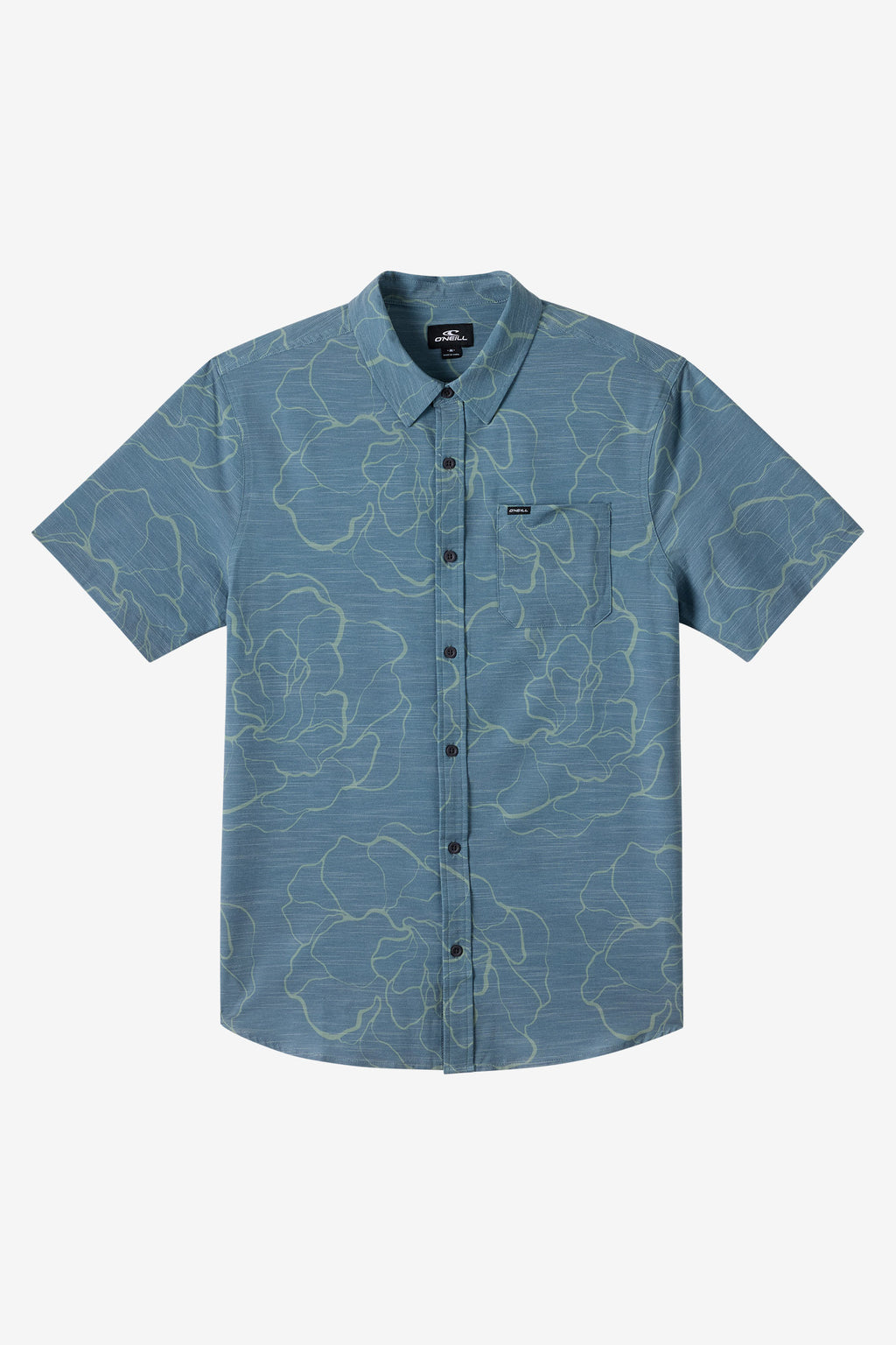 UPF SLUB RELAXED SHORT SLEEVE WOVEN SHIRT
