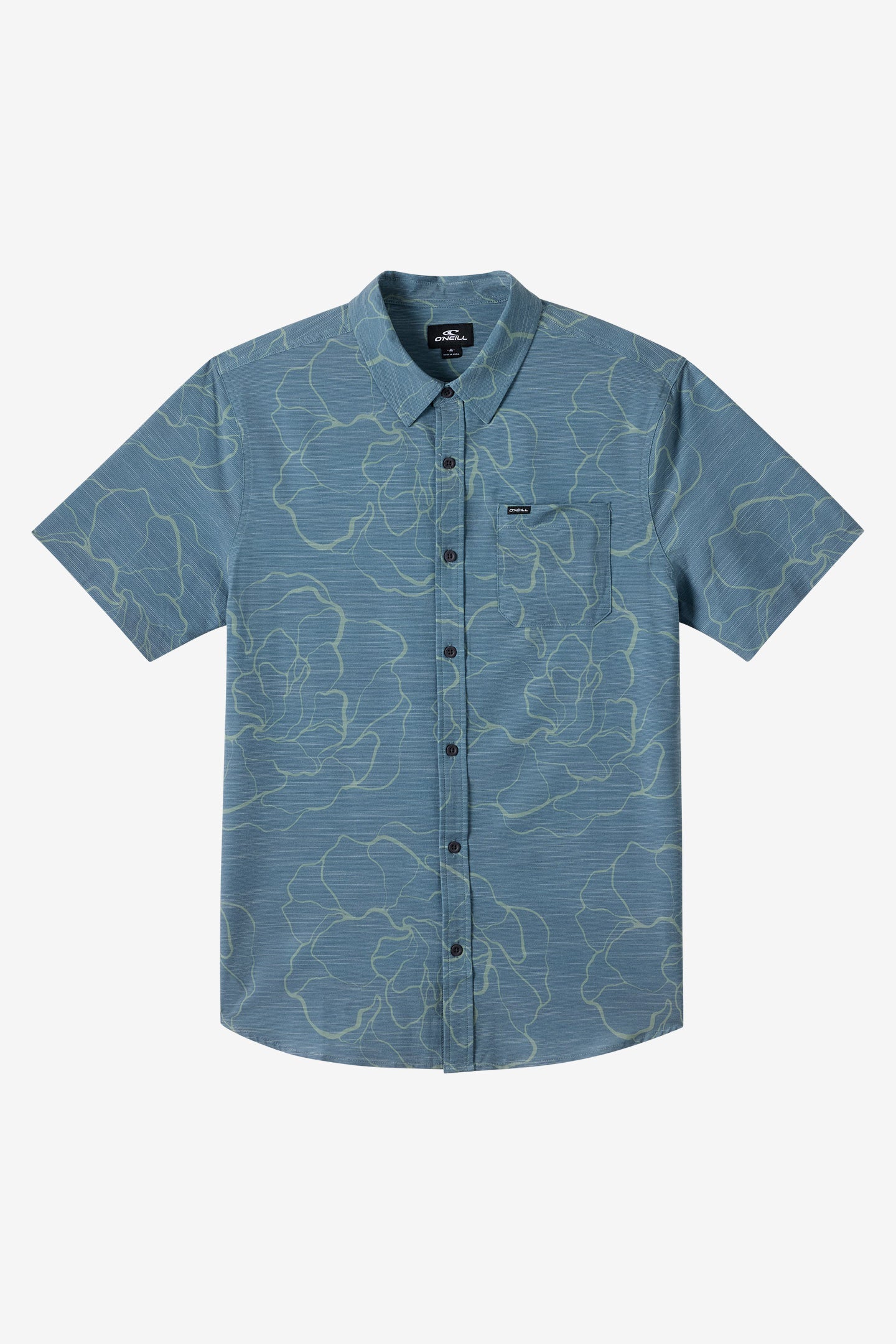 UPF SLUB RELAXED SHORT SLEEVE WOVEN SHIRT
