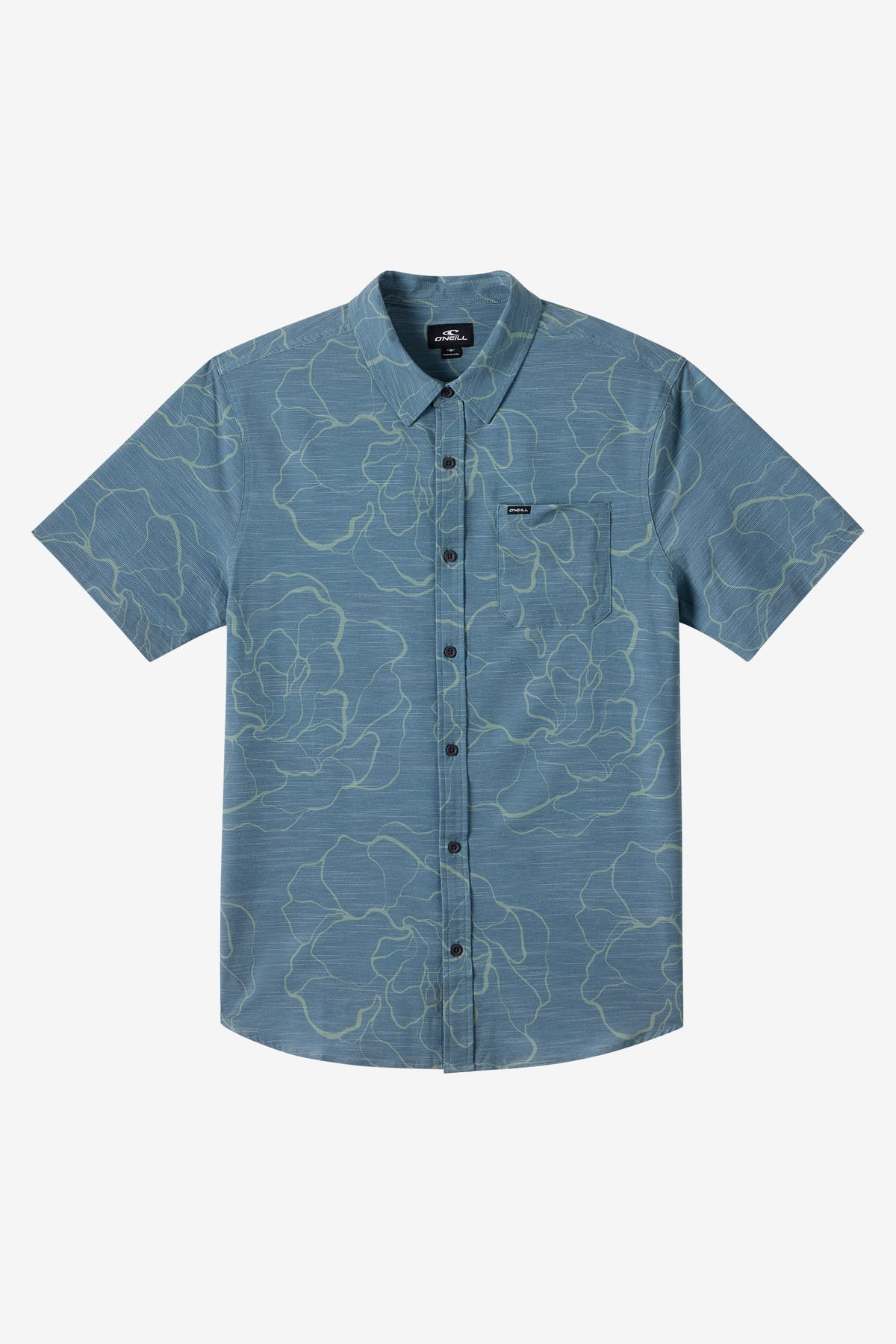 UPF SLUB RELAXED SHORT SLEEVE WOVEN SHIRT