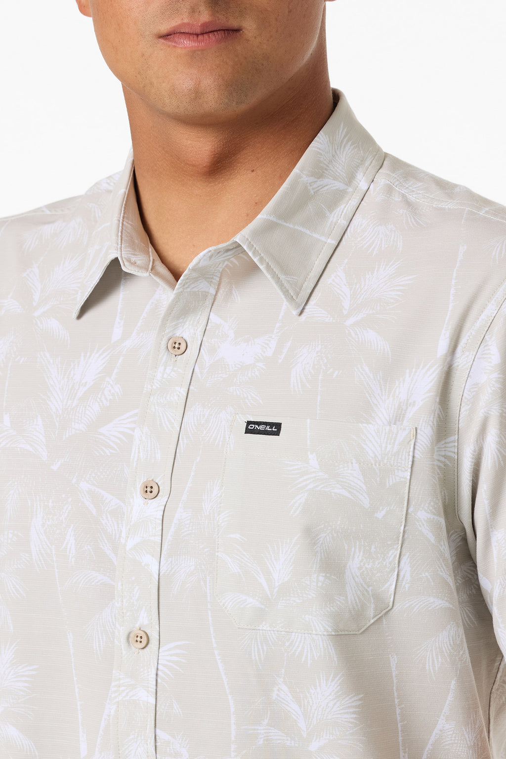 UPF SLUB RELAXED SHORT SLEEVE WOVEN SHIRT