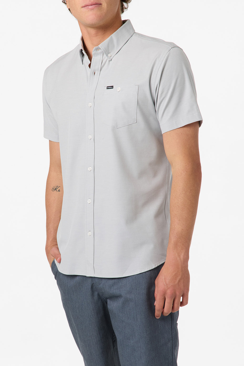 LIGHT CHECK STANDARD SHORT SLEEVE WOVEN SHIRT