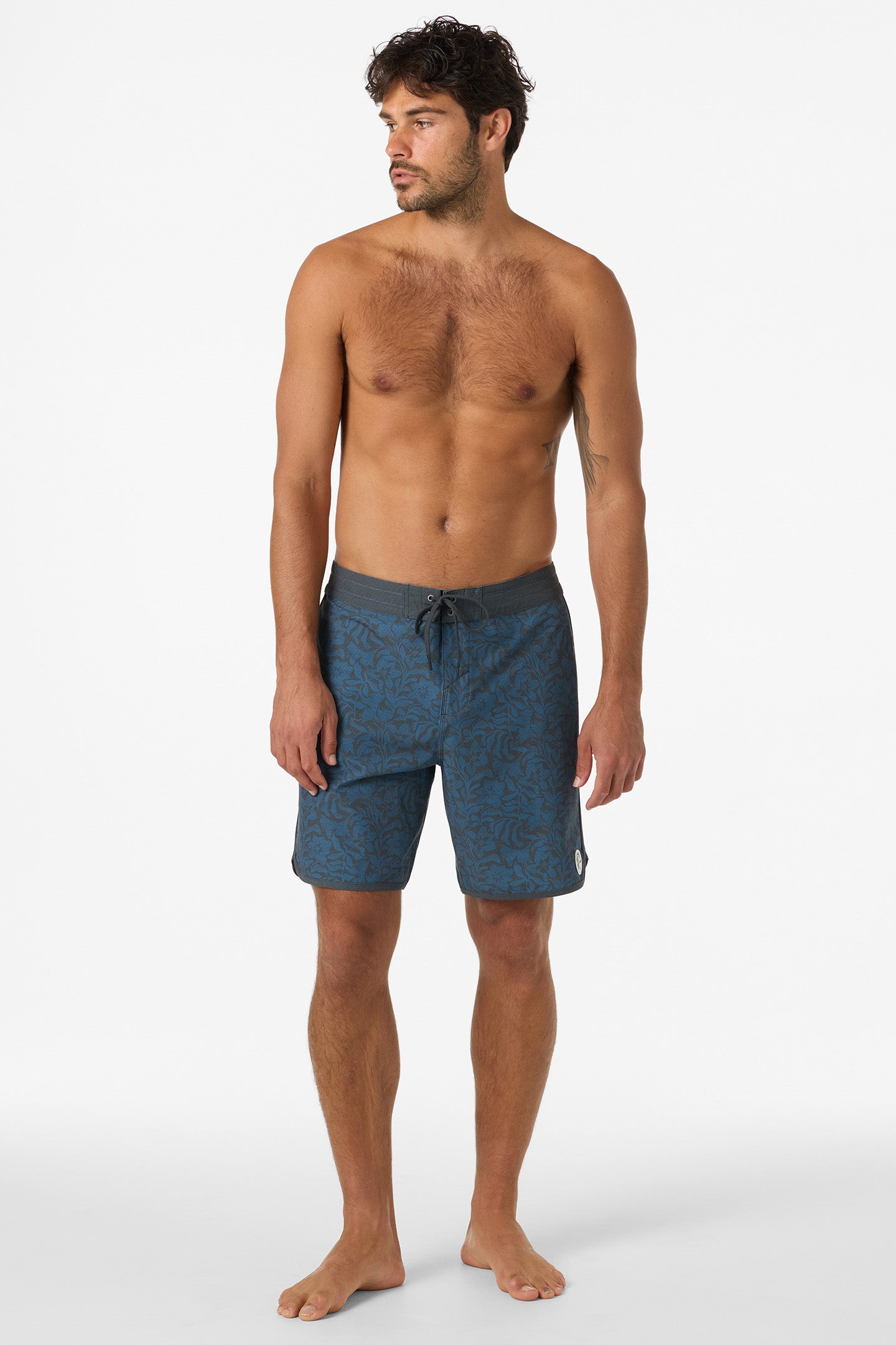 OG PRINT SCALLOP 18`` BOARDSHORT