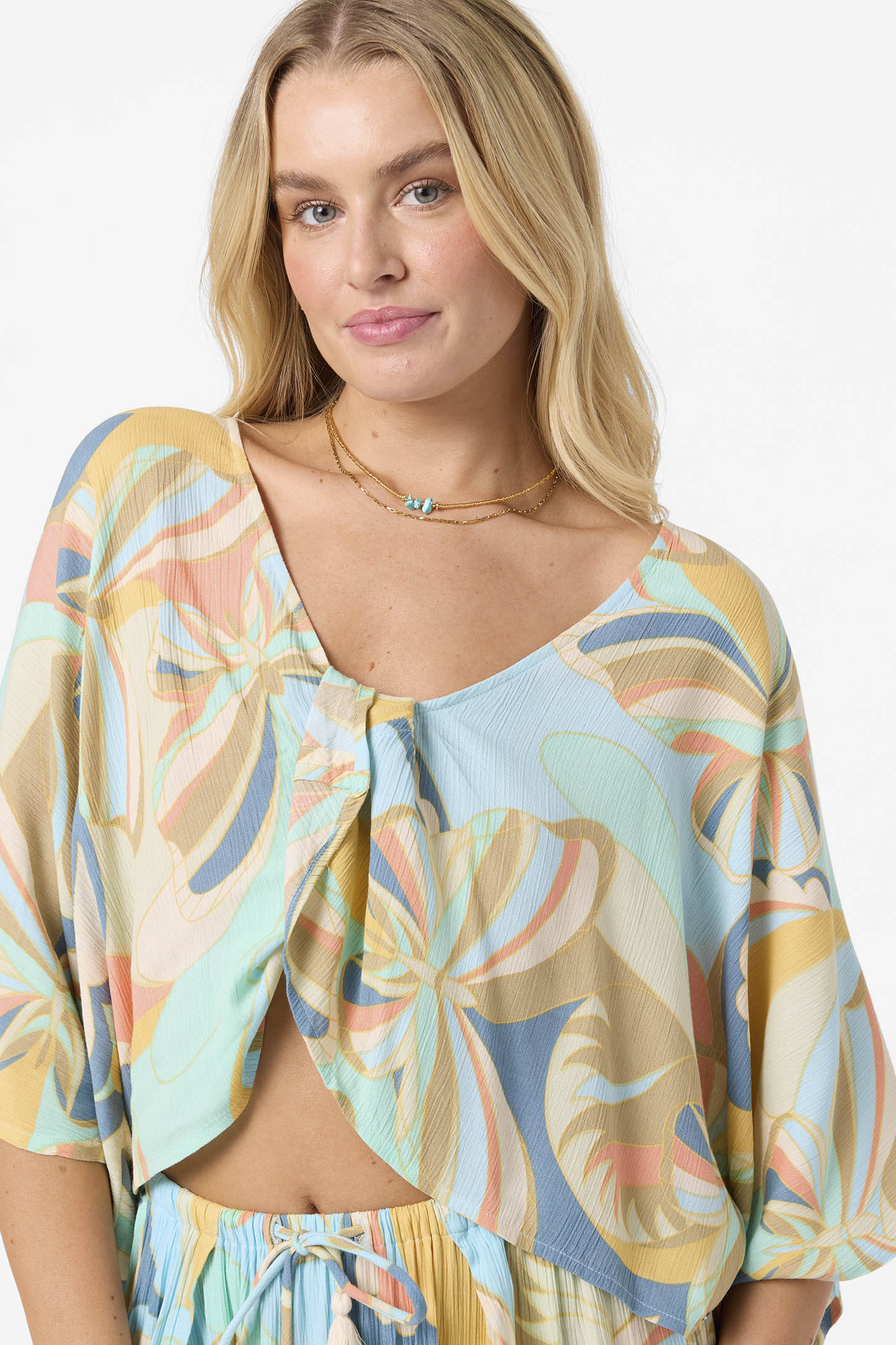 ANNA TOP PRINTED COVERUP