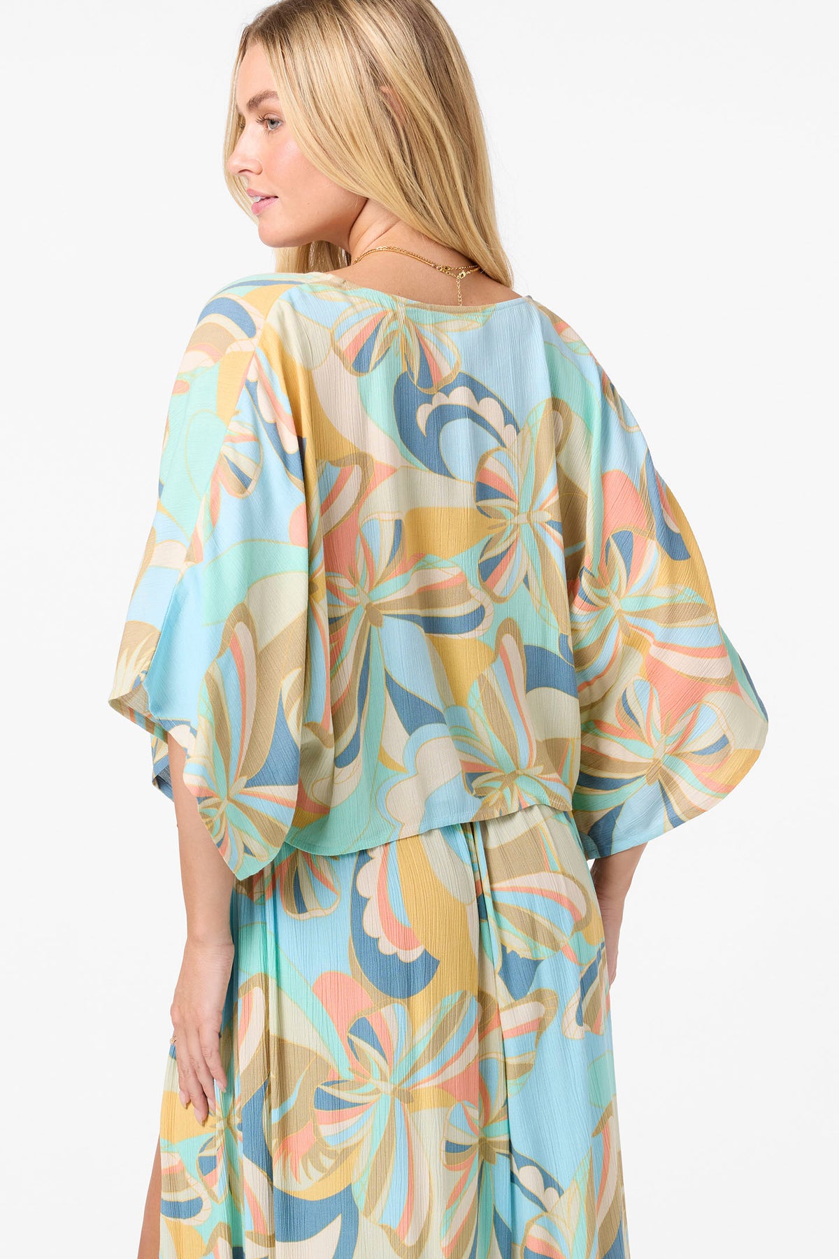 ANNA TOP PRINTED COVERUP