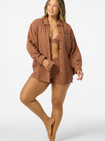 LENI RELAXED LS WOVEN SHIRT