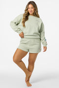PETAL SCALLOP FLEECE SHORT
