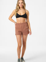 CHORE BREAK SCALLOP FLEECE SHORT