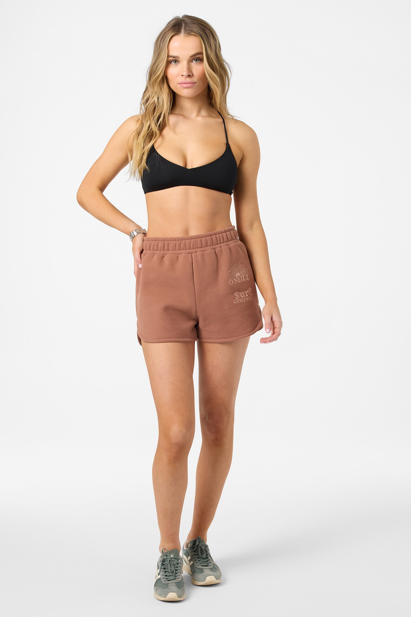 CHORE BREAK SCALLOP FLEECE SHORT
