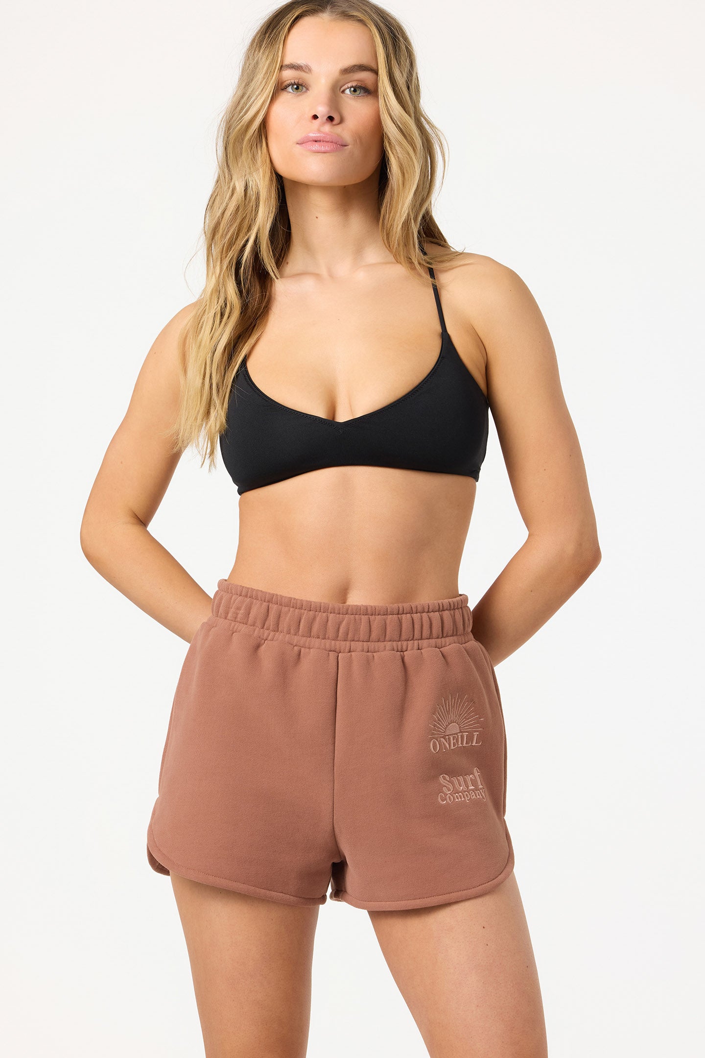CHORE BREAK SCALLOP FLEECE SHORT