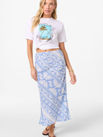 BELLAMY ABSTRACT MIDI SKIRT