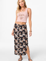 BELLAMY BALI FLORAL MIDI SKIRT