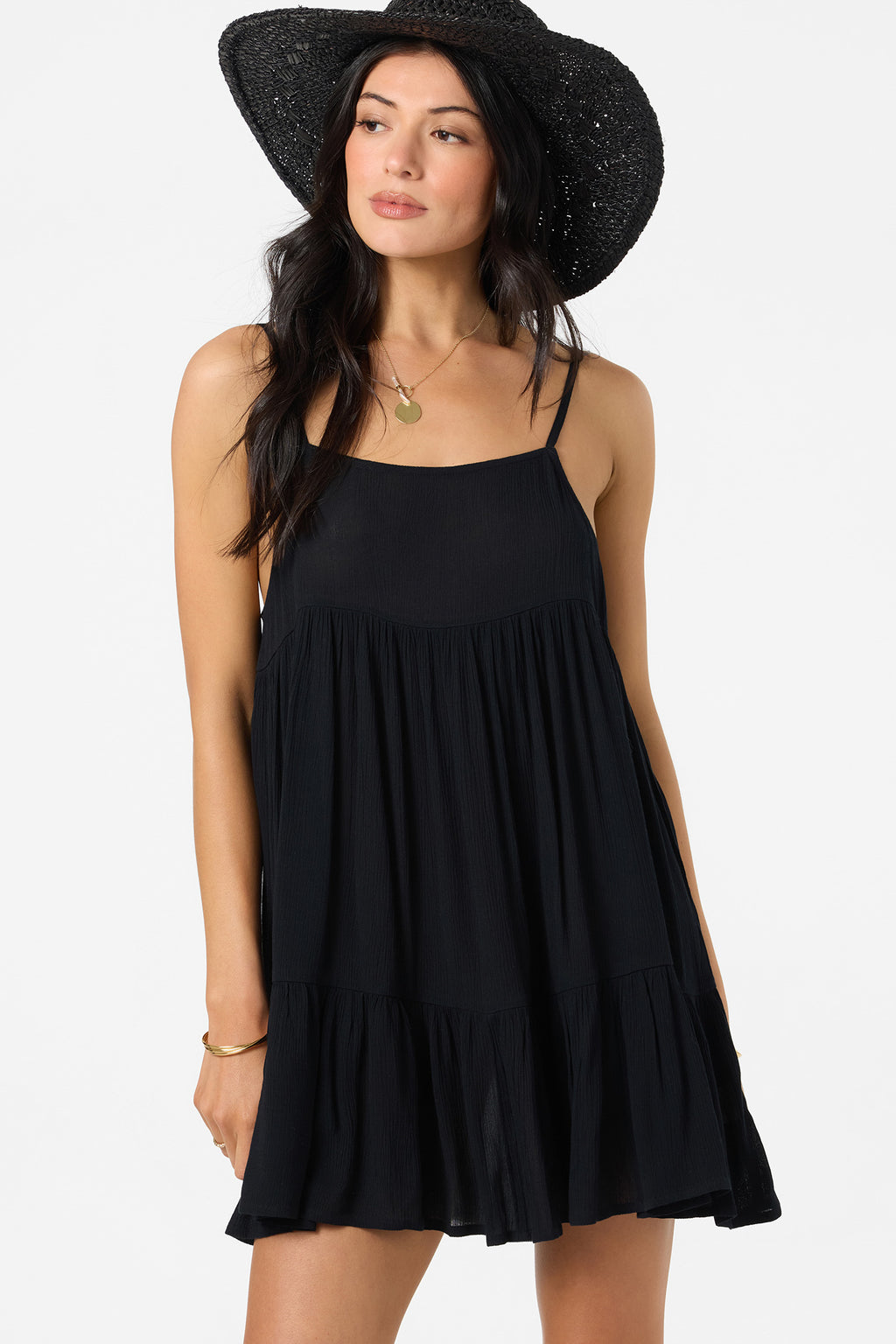 SALTWATER SOLIDS RILEE MINI COVERUP DRESS