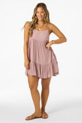 SALTWATER SOLIDS RILEE MINI COVERUP DRESS