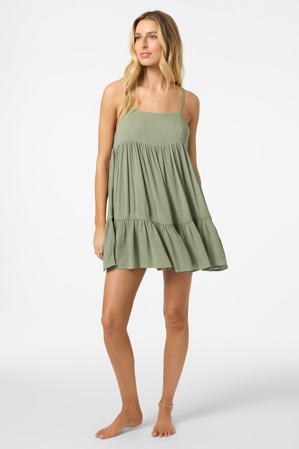 SALTWATER SOLIDS RILEE MINI COVERUP DRESS