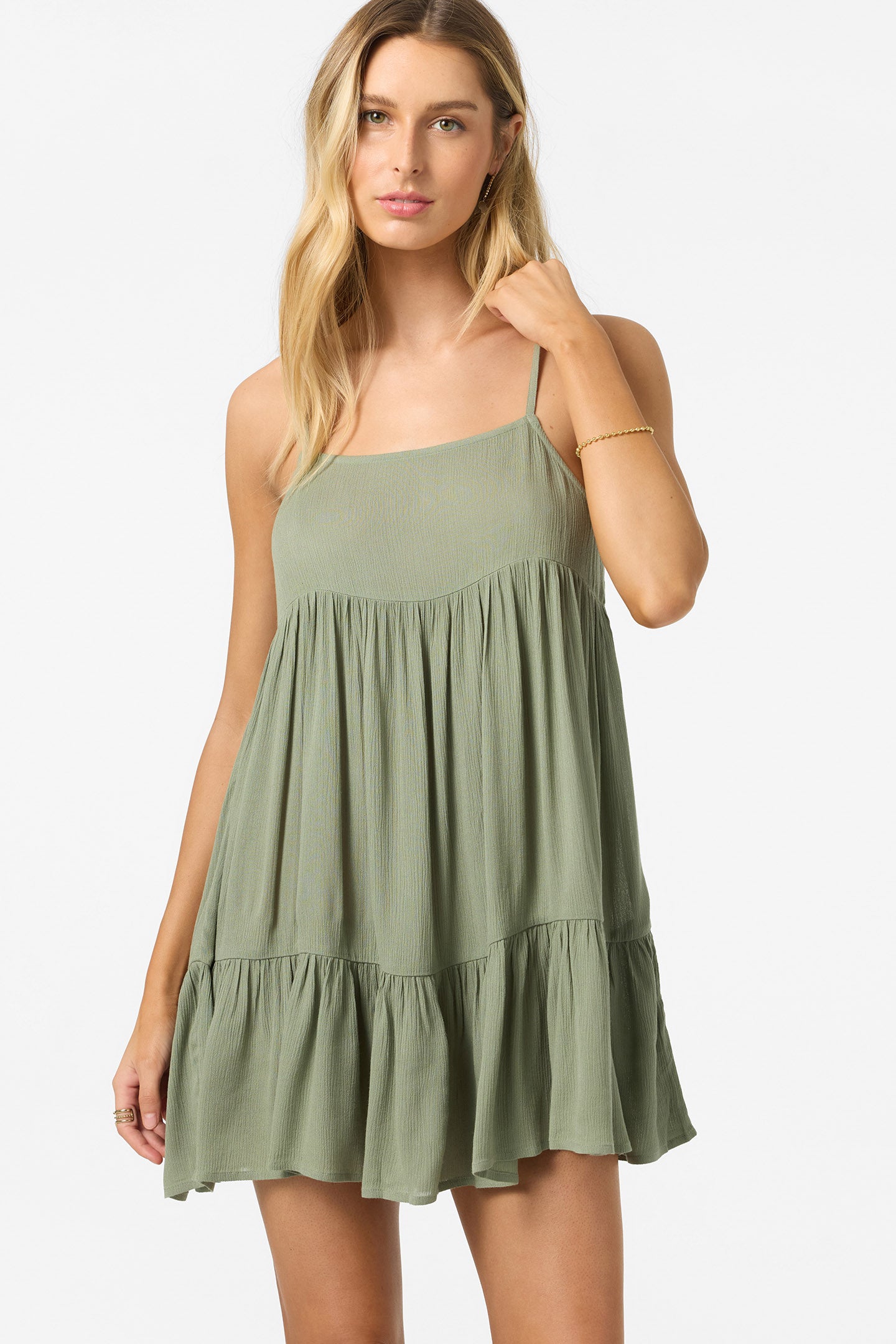 SALTWATER SOLIDS RILEE MINI COVERUP DRESS
