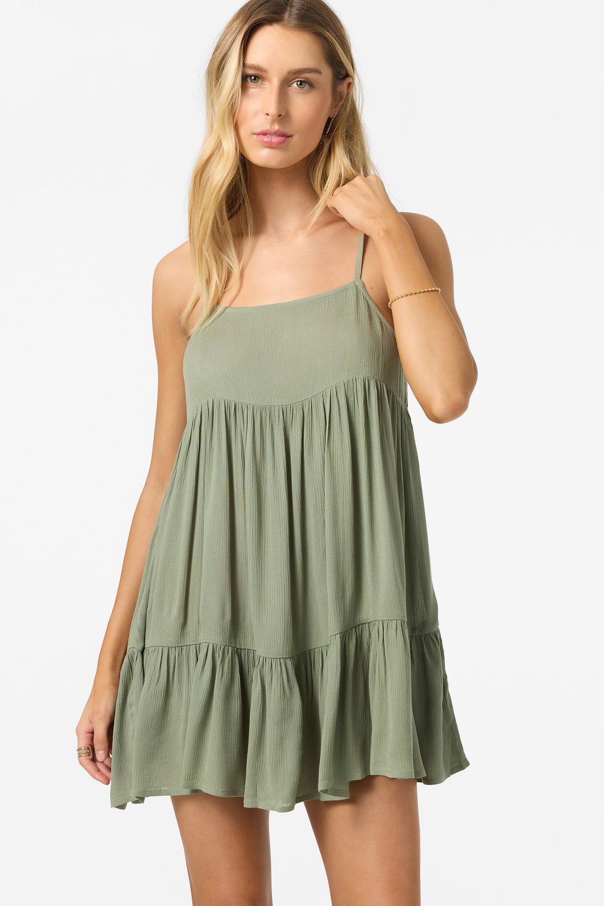 SALTWATER SOLIDS RILEE MINI COVERUP DRESS