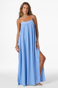 SALTWATER SOLIDS SAI MAXI COVERUP DRESS